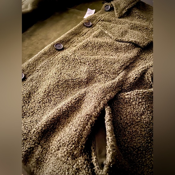 BANANA REPUBLIC Ladies Sherpa Trucker Jacket sz XL - Picture 8 of 10